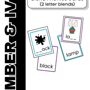 Blends Phonics Cards