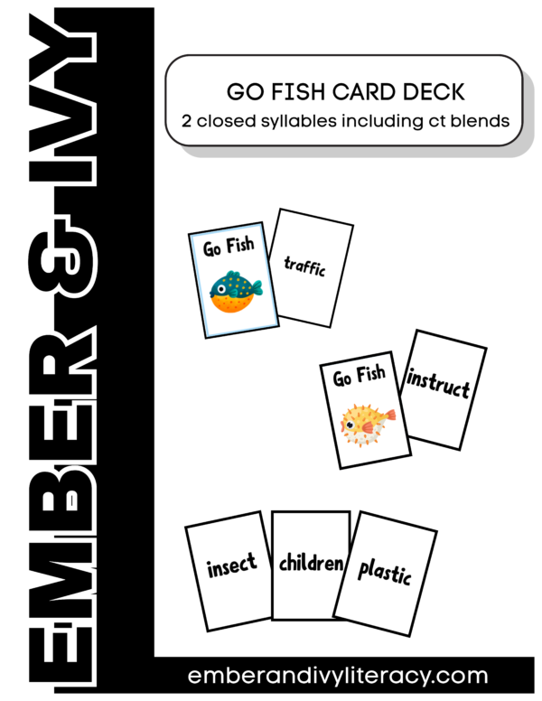Go Fish (2 closed syllables)